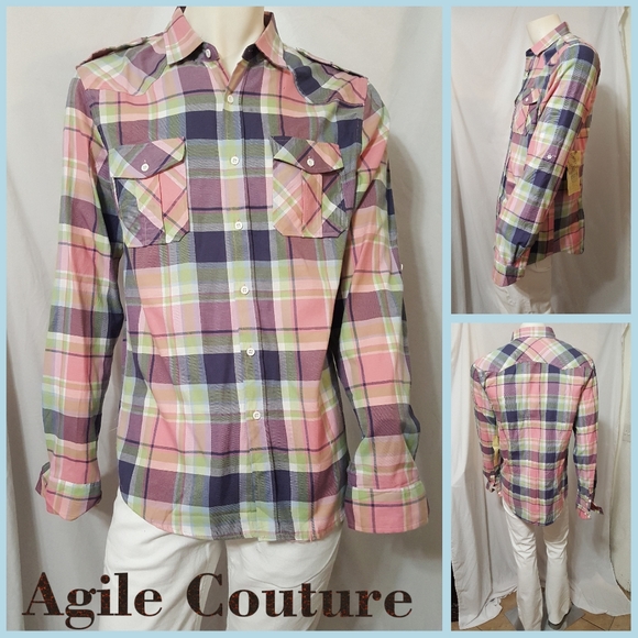 agile couture Other - New Agile Couture Long Sleeve Button Down Shirt